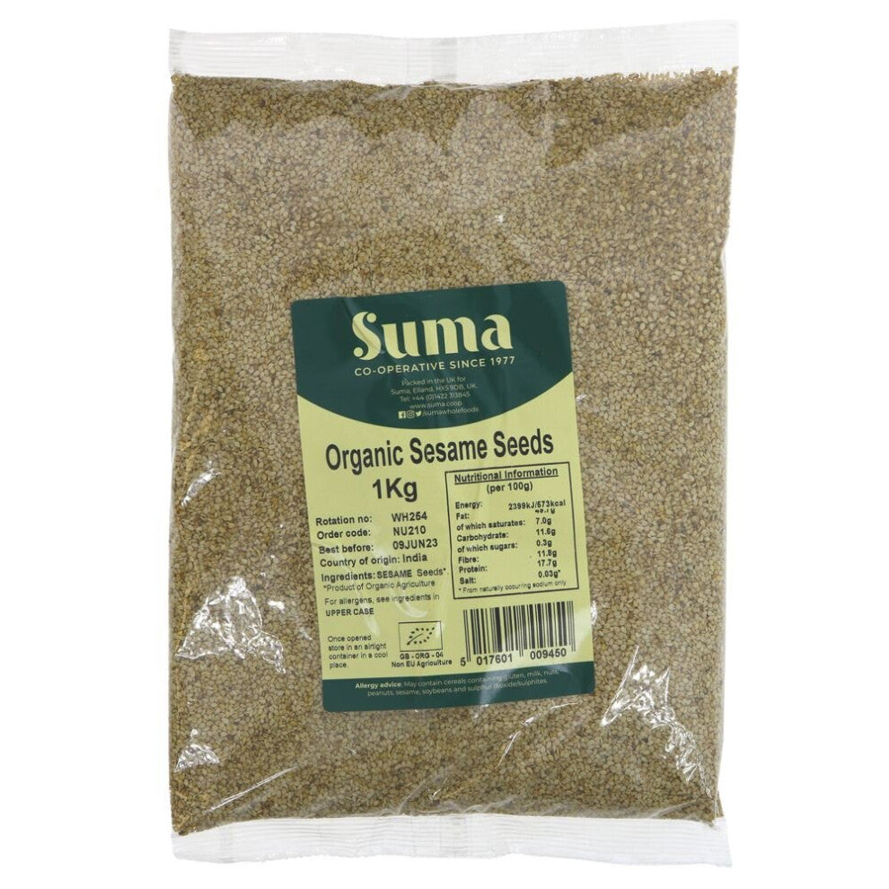 Suma Sesame seeds - organic - 1 kg ( pack of 1 )