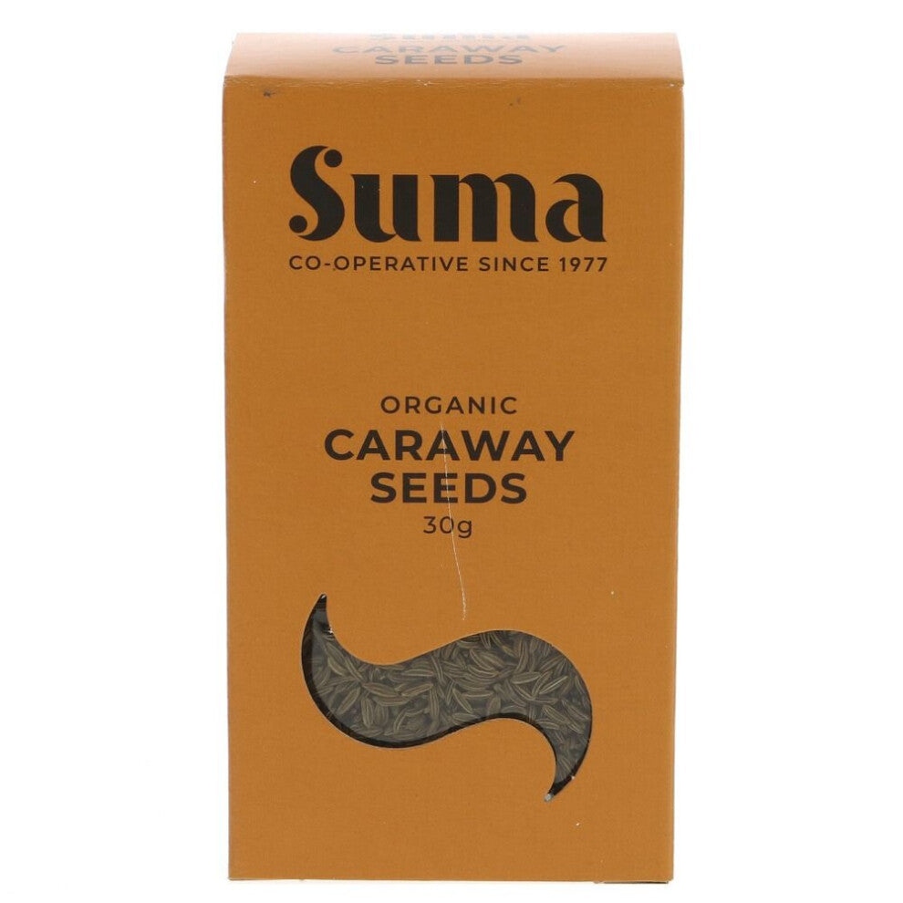 Suma Caraway Seeds - organic -30g ( Pack of 6 )