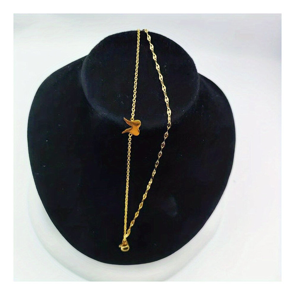 1pc Double Layer Small Accessories Bracelet Chain Hypoallergenic Stainless Steel Bracelet For Men And Women