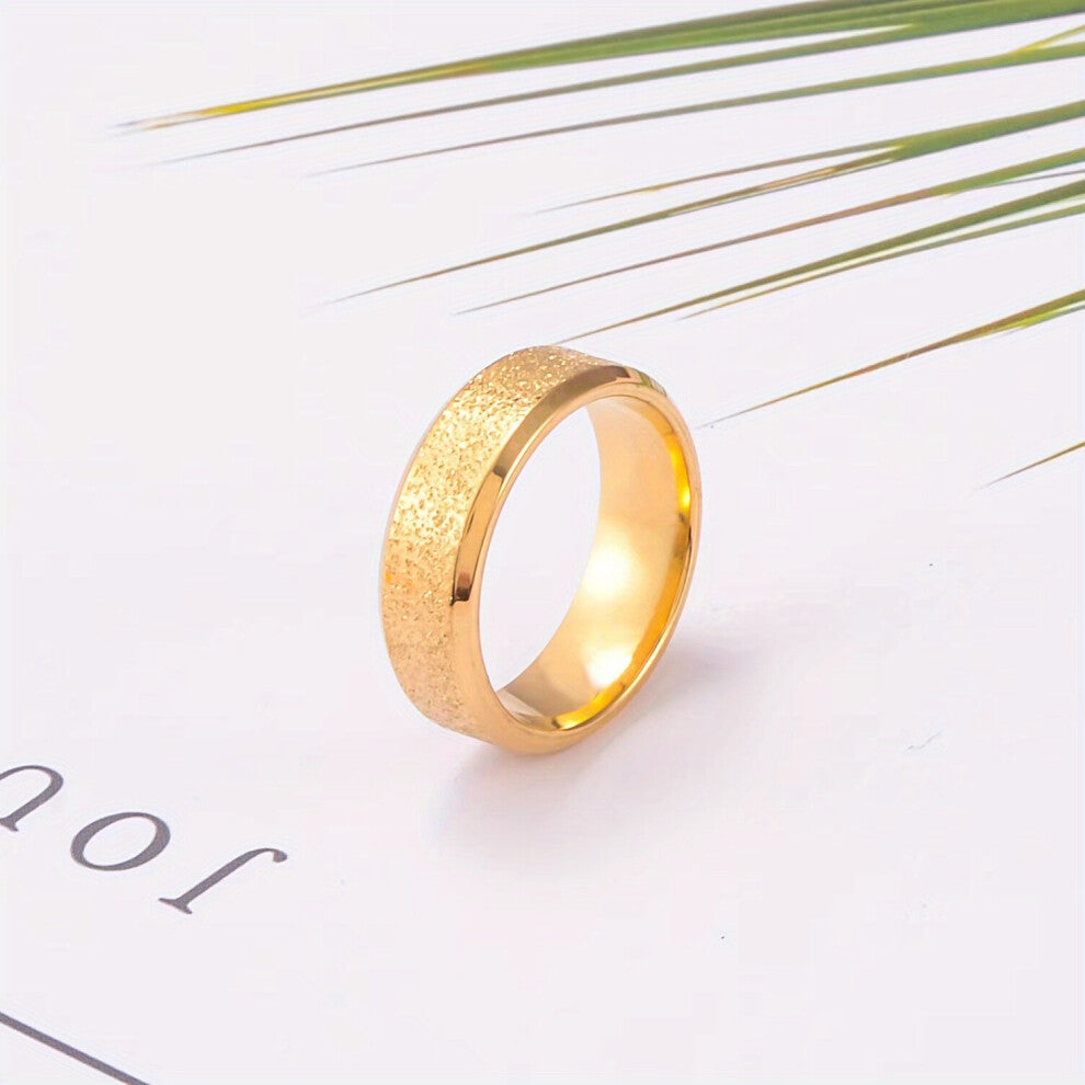 1pc Womens Stainless Steel Ring Personalized Jewelry Accessories For Men