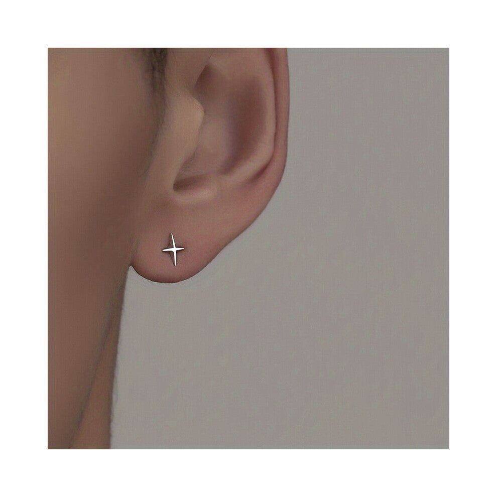 Mens Stylish Star Earings Stick Star Ear Piercing Accessories