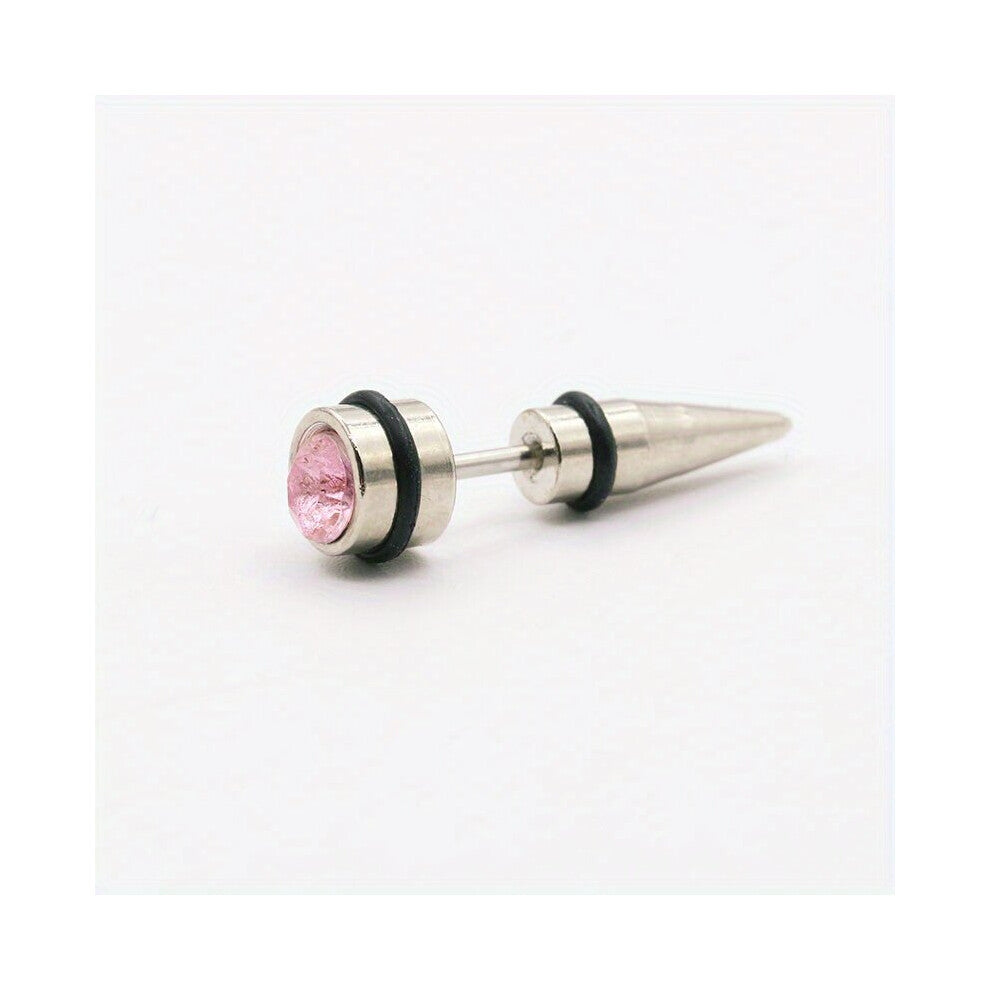 1pc Bullet shaped Mens Earrings Classic Mens Style Mens Accessories