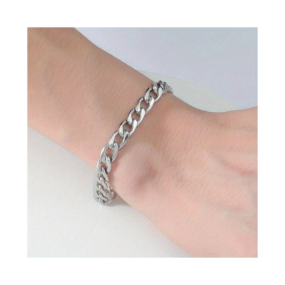 1pc Creative Bracelet Hip Hop Stainless Steel Decorative Accessories For Holiday Party Gift Women Men Accessories Jewelry