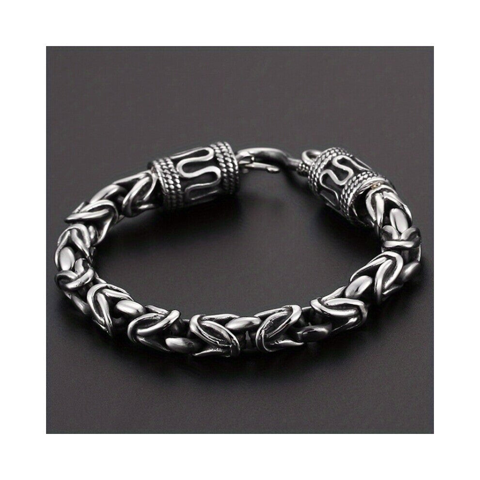1pc Retro Dragon Pattern Bracelet For Men Unique Domineering Street Biker Jewelry Bracelet Gift