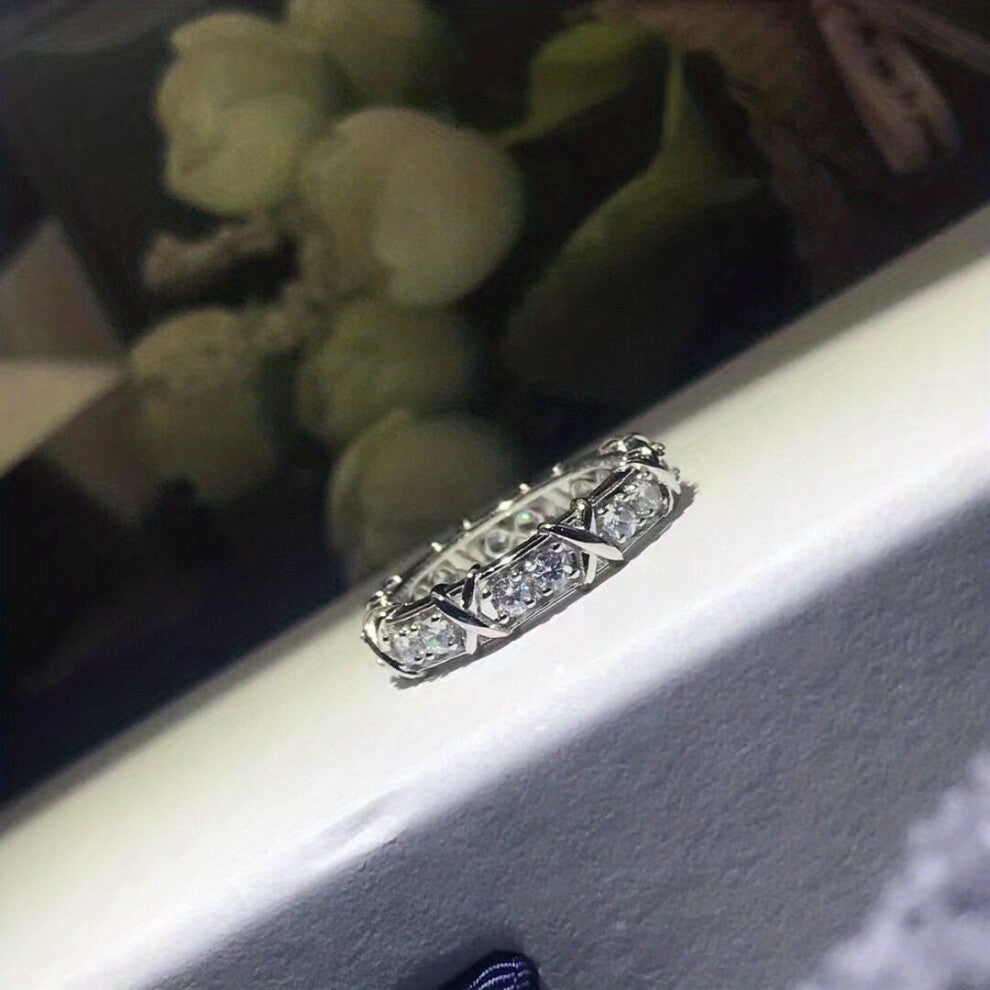 Zircon Cross Ring Accessories