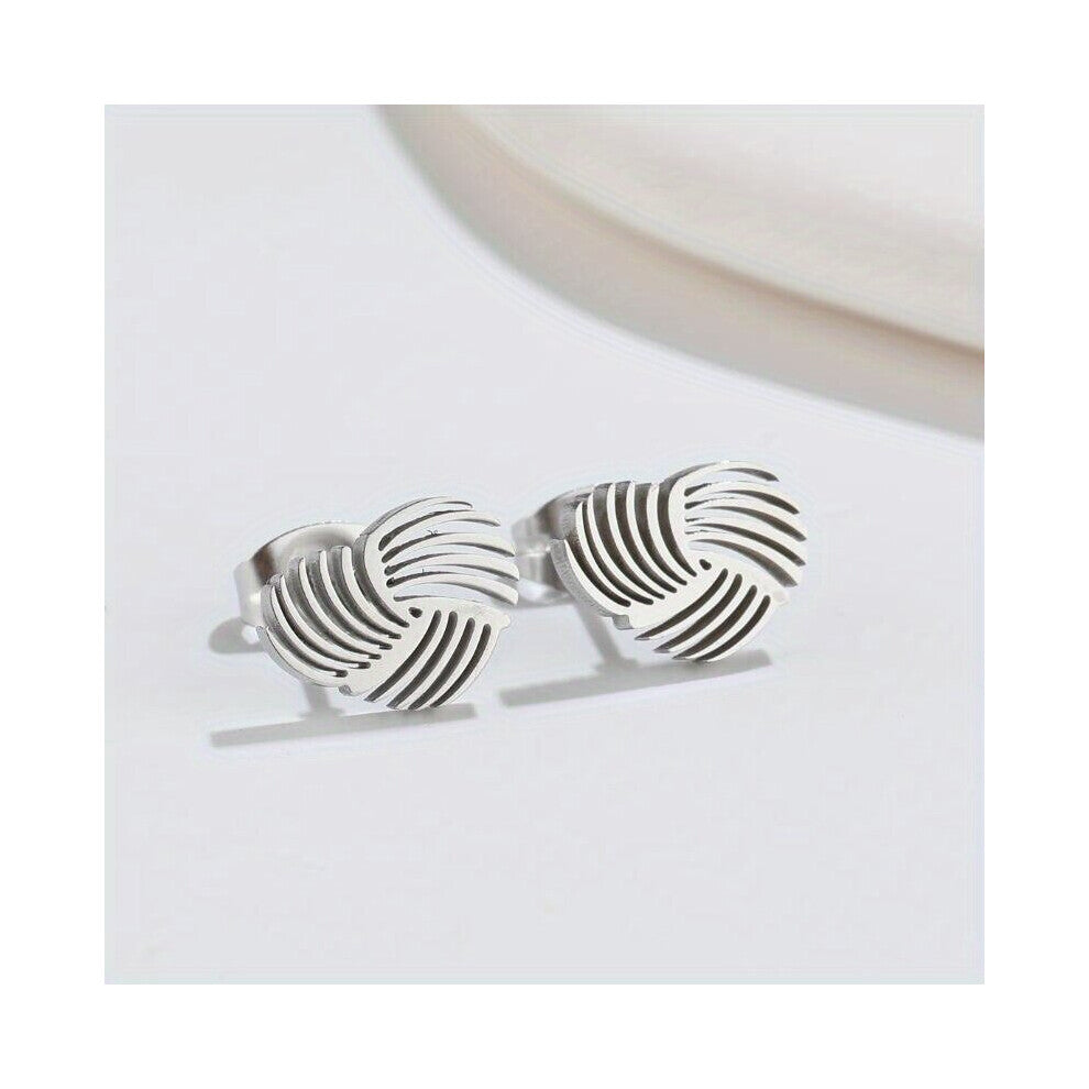 Geometric Hollow Out LoveShape Earrings Retro Accessories Jewelry For Men
