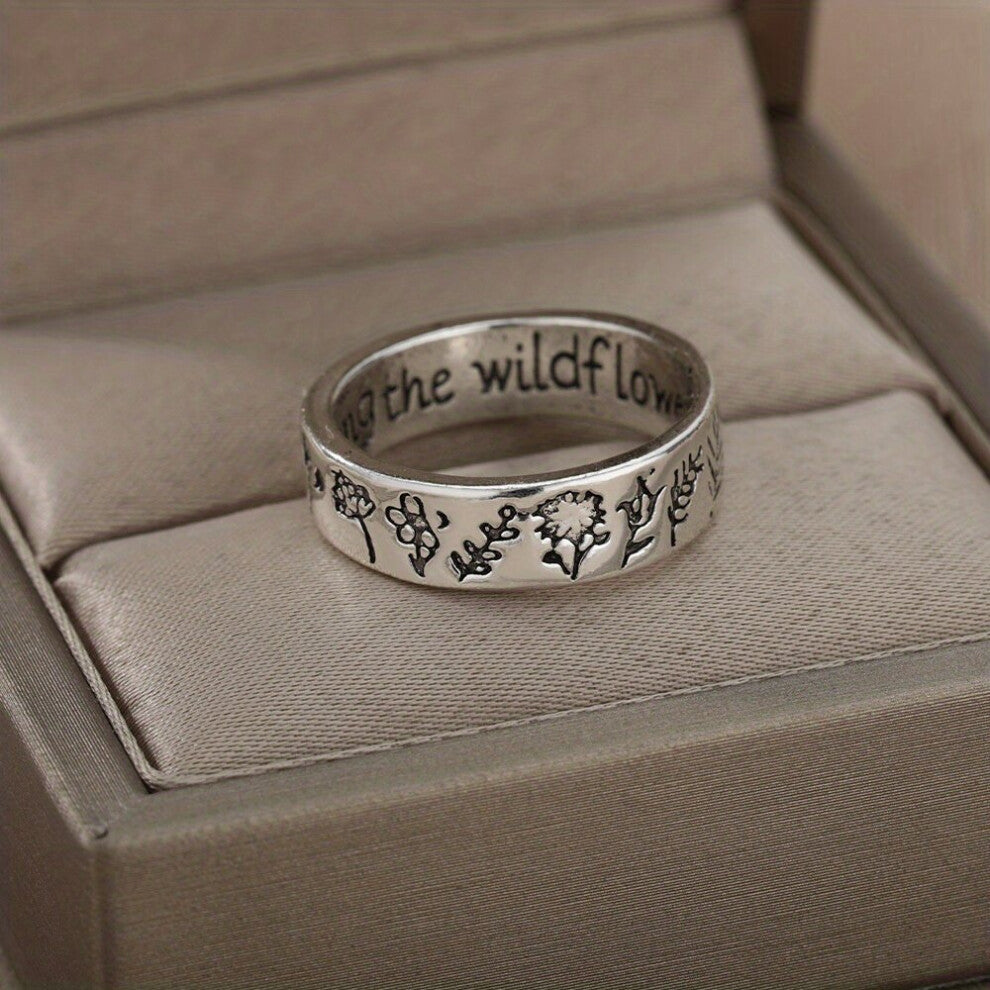 1pc Creative Street Accessories Domineering Platinum Retro Style Open Adjustable Ring For Men