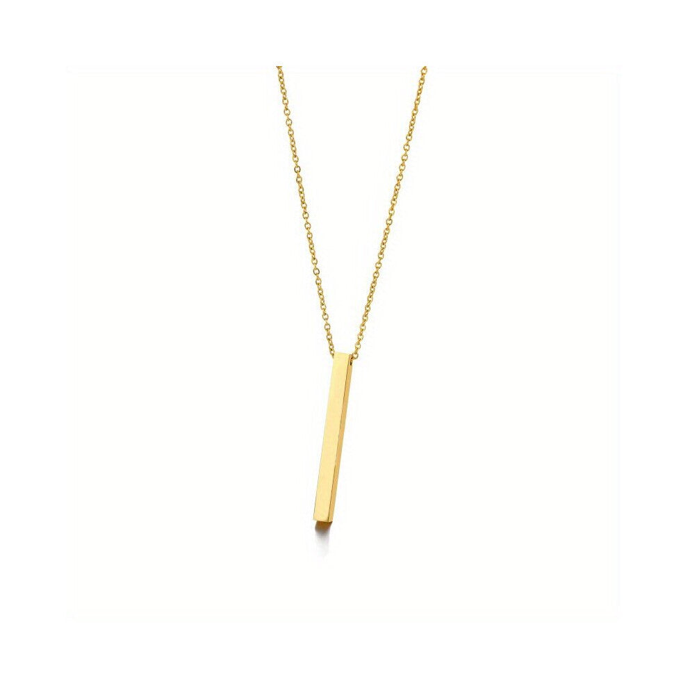 1pc Custom Engraved Name Necklace For Men Women Pendant Stainless Steel Bar Bar Bar Necklace Accessories Jewelry Party Gift