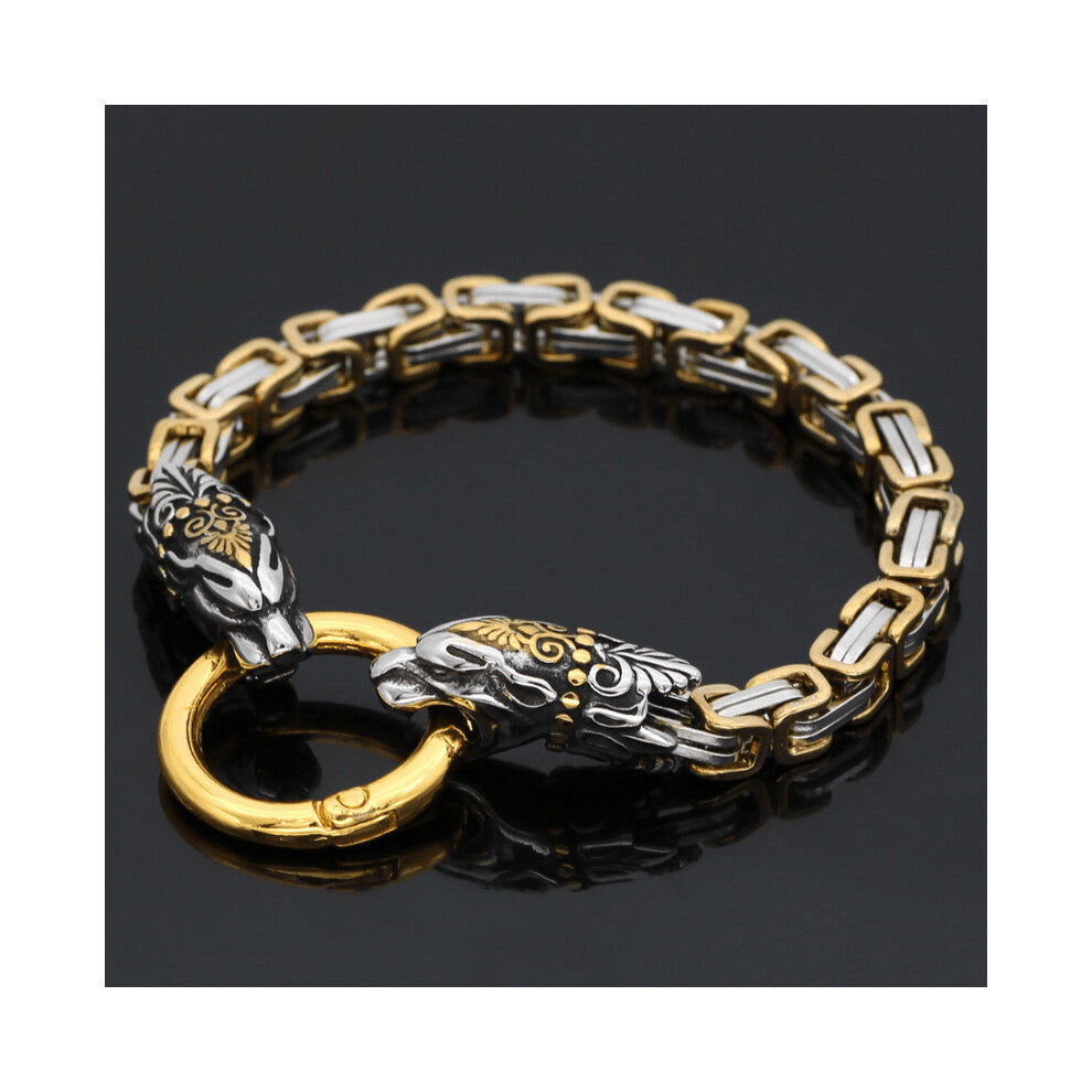 1pc Creative Wolf Head Chain Bracelet Decorative Accessories For Holiday Party Gift Women Men Accessories Jewelry