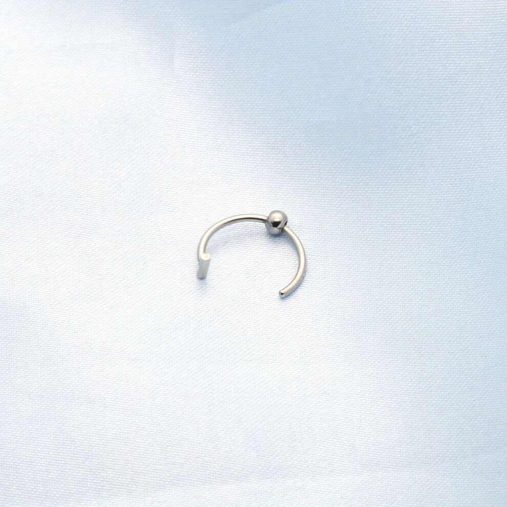 1pc Mens General Nose Ring Ball Nose Ring Puncture Accessories Lip Ring For Body Piercing