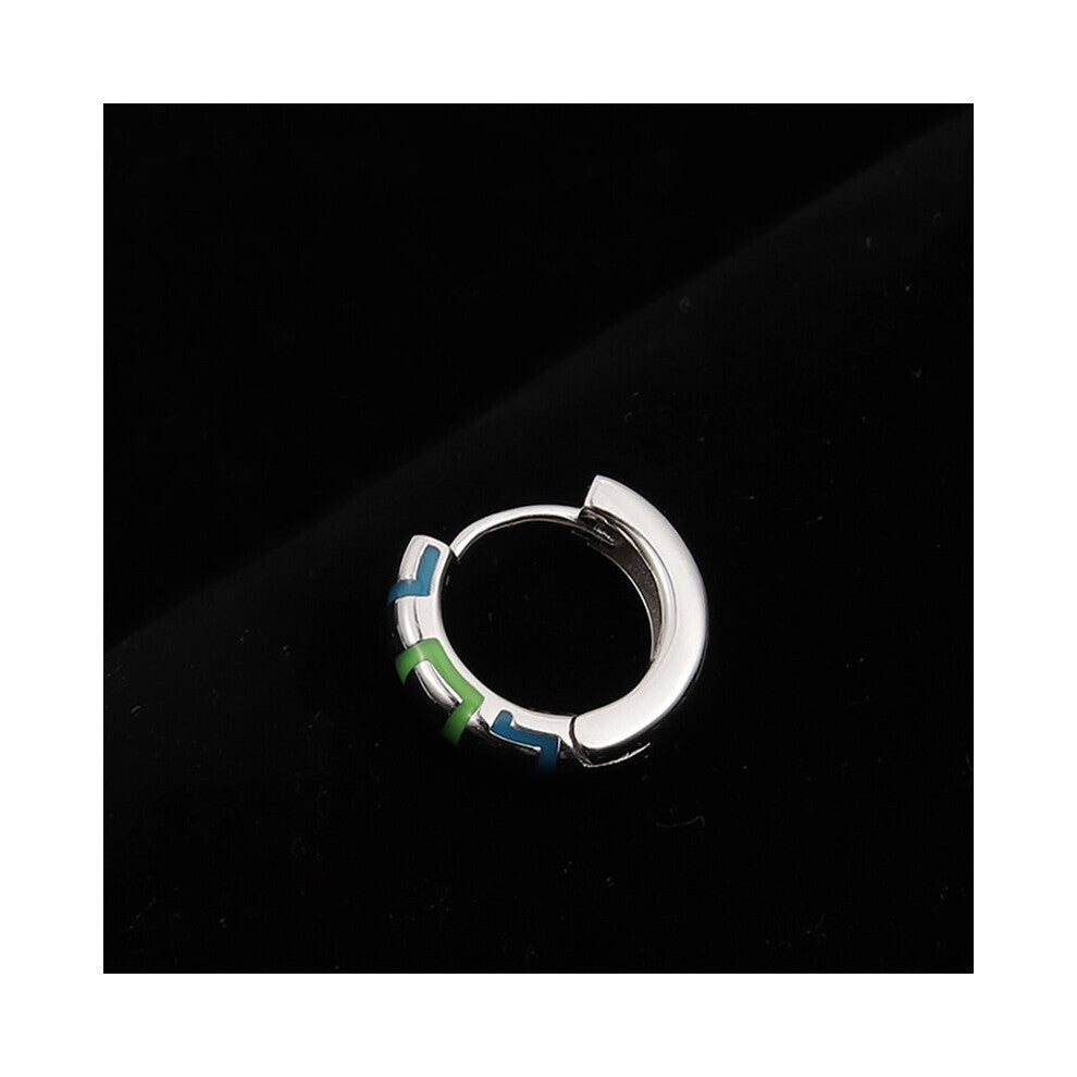 1pc Punk Senior Feeling Stud Mens Earrings Personality Mens Style Plankton Handsome Hip Hop Niche Mens Ear Accessories