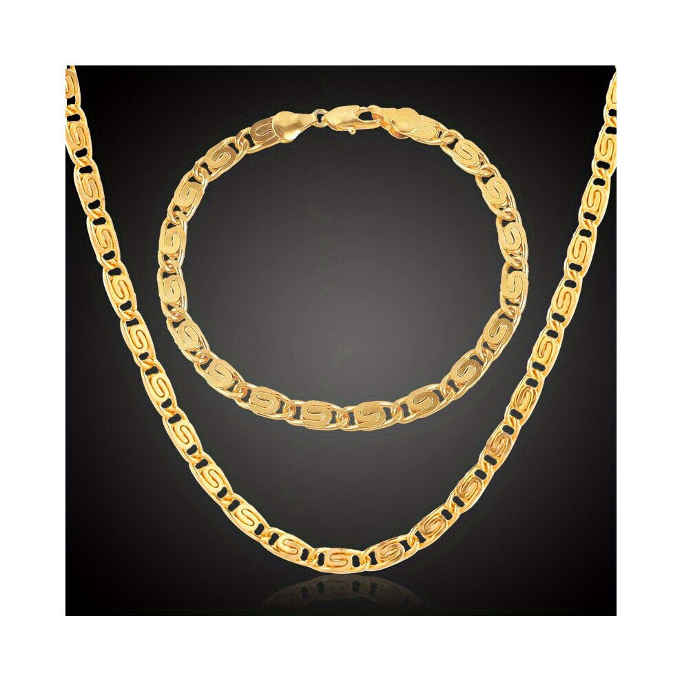 Casual Plated Necklace Bracelet Decorative Accessories For Holiday Party Birthday Gift Mens Accessories