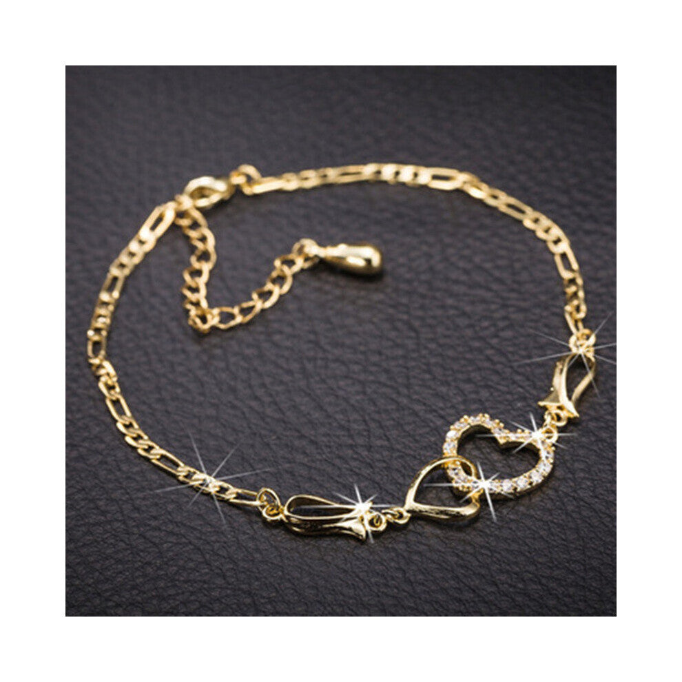 Double Hollow Heart Bracelet For Men Accessories Gift For Girlfriends