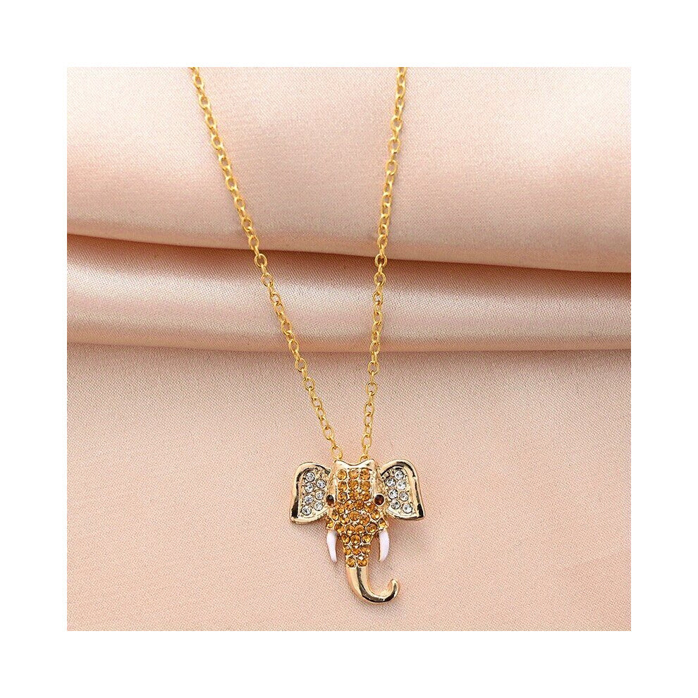 Elephant Pendant Necklace Personality Retro Versatile Daily Accessories Holiday Gift