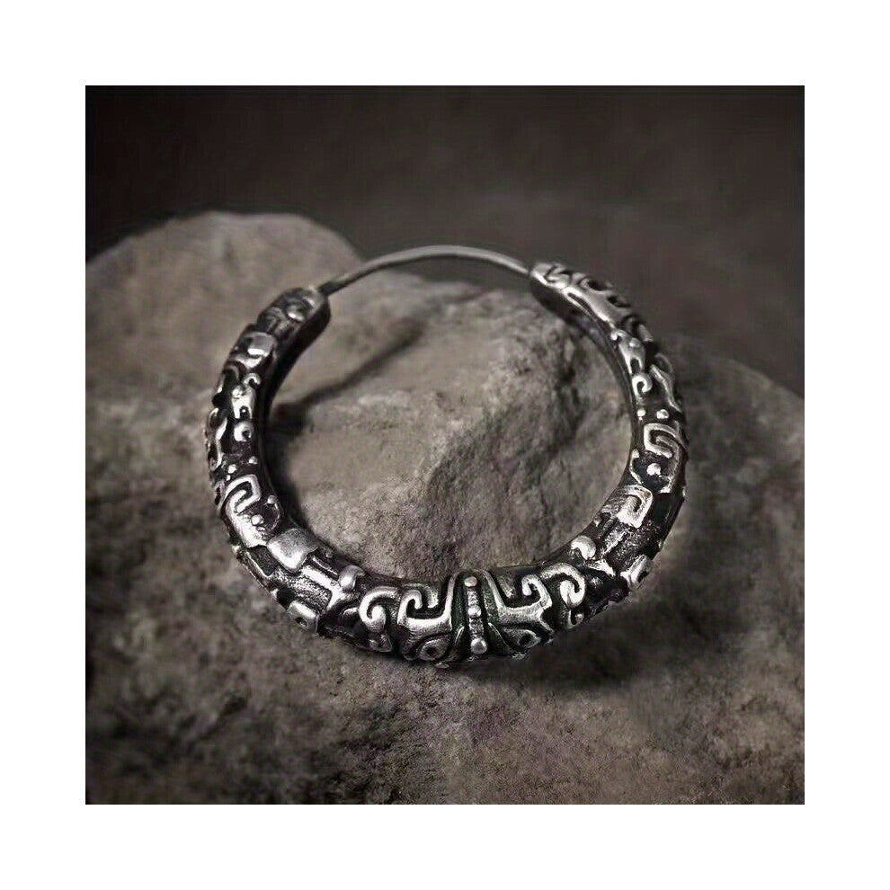 Small Huggie Hoops Unique Hoop Earrings Vintage Punk Fine Jewelry Birthday Gift