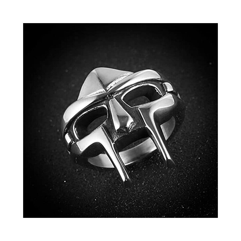 Mens Gothic Biker Punk Vintage Stainless Steel Ring