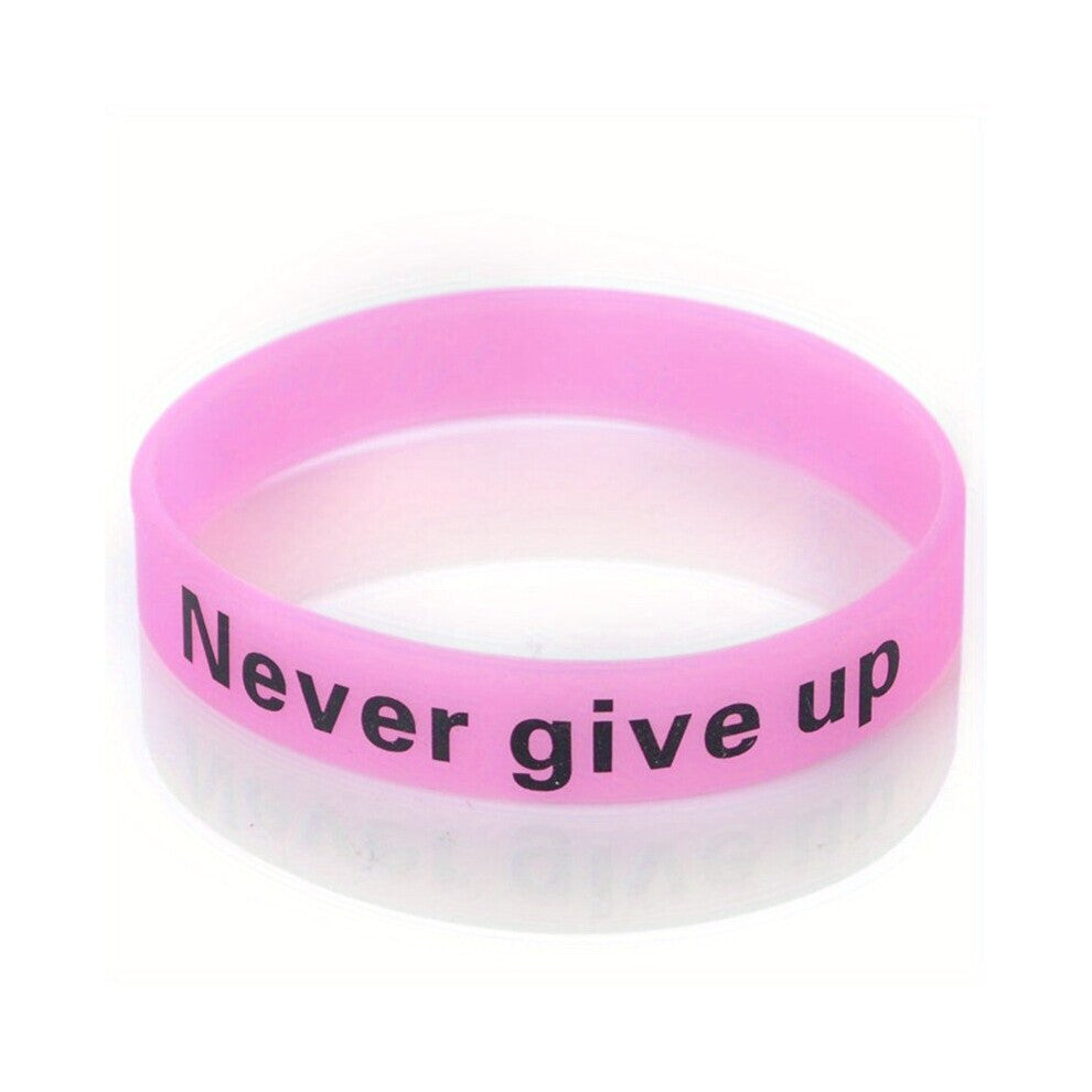 1pc Creative Silicone Wristband Sports Decorative Accessories For Holiday Party Gift Women Men Accessories Jewelry