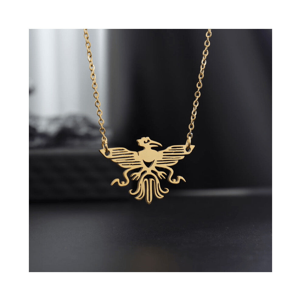 1PC Hip Hop Mens Stainless Steel Eagle Pendant Necklace Jewelry Accessories