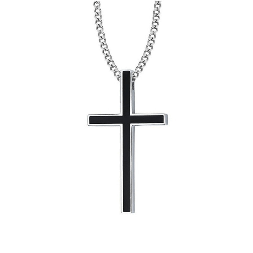 Mens Jewellery Cross Pendant Necklace Jewelry Chain For Men Vintage Jewelry Punk Party Accessories Gift