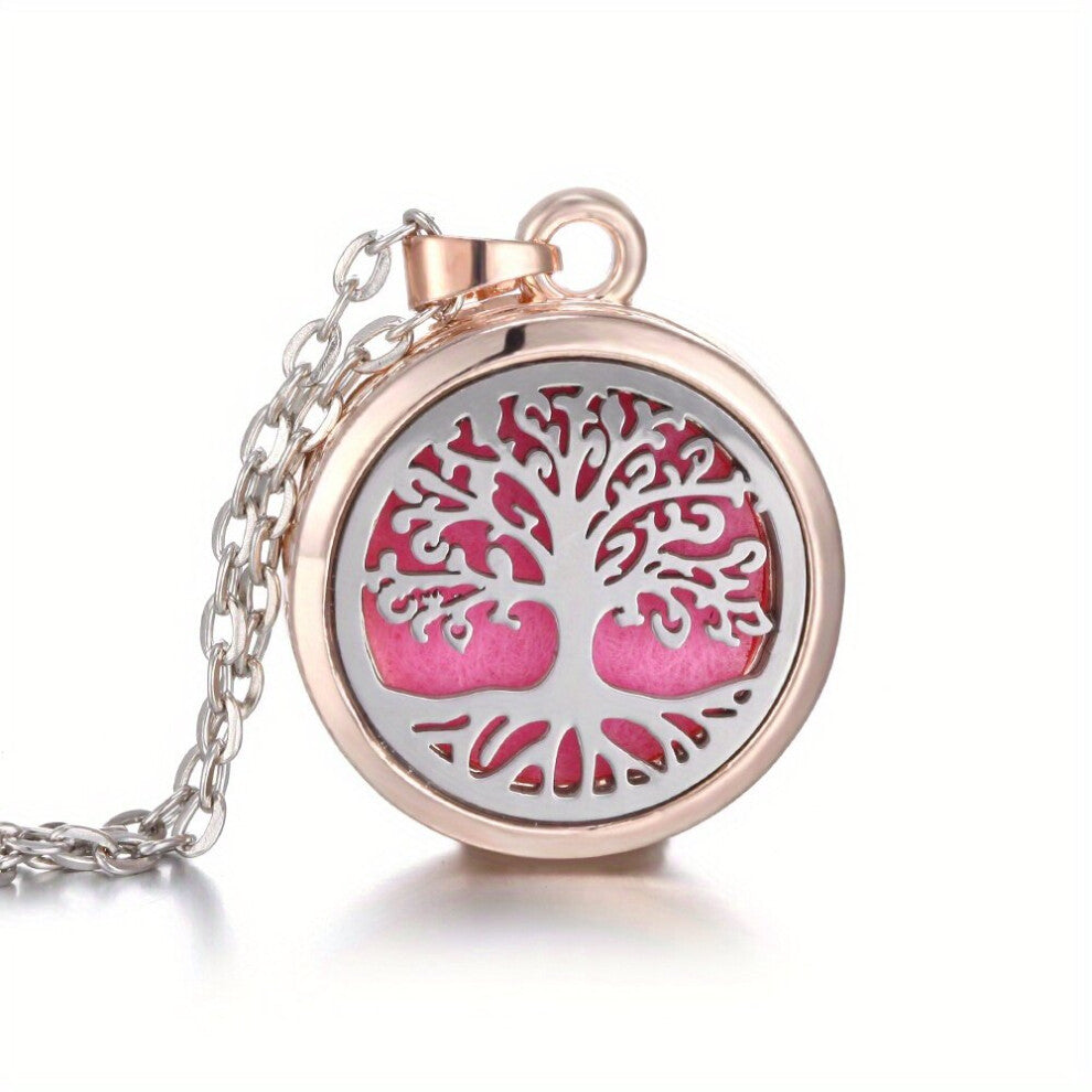 1pc Retro Charm Hollow Out Tree Pendant Necklace Jewelry Accessories For Men For Party Gift Daily Life