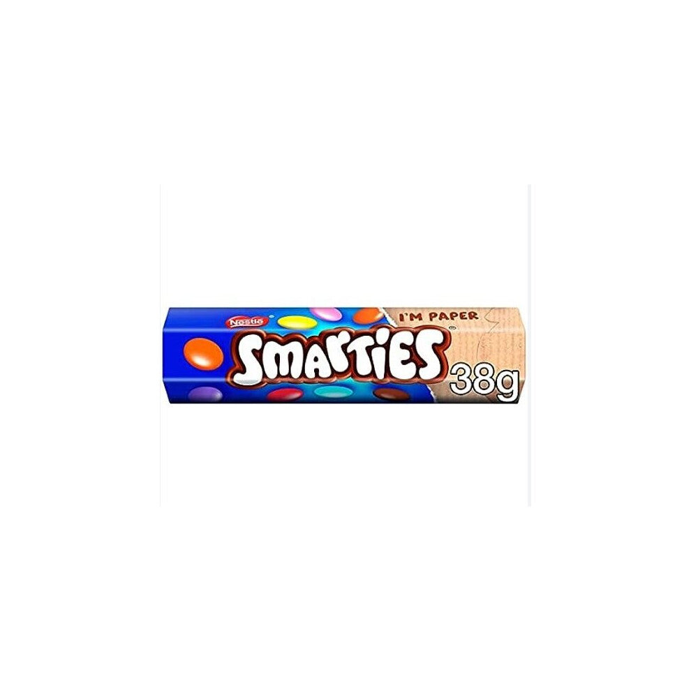 SMARTIES Hexatube 48 x 38g Delicious Tasty And Twisty Treat