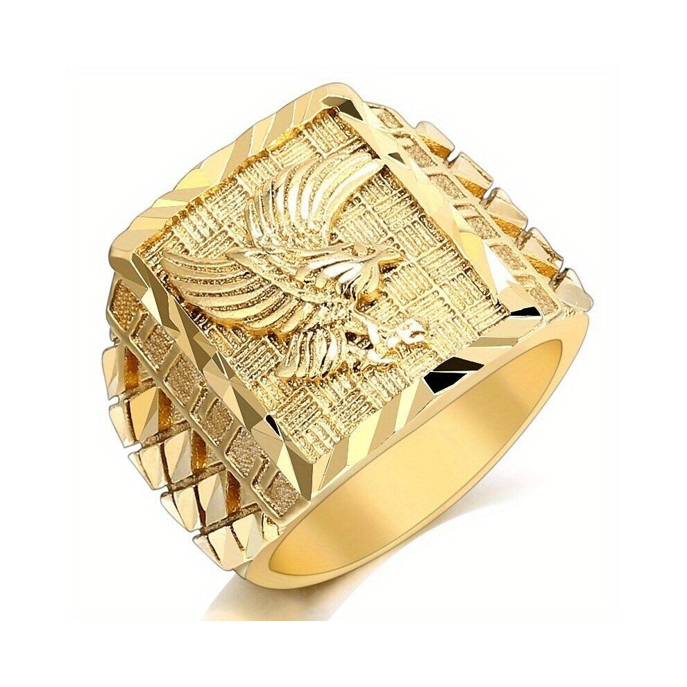 1pc Creative Flying Eagle Ring Decorative Accessories For Holiday Party Gift Men Accessories