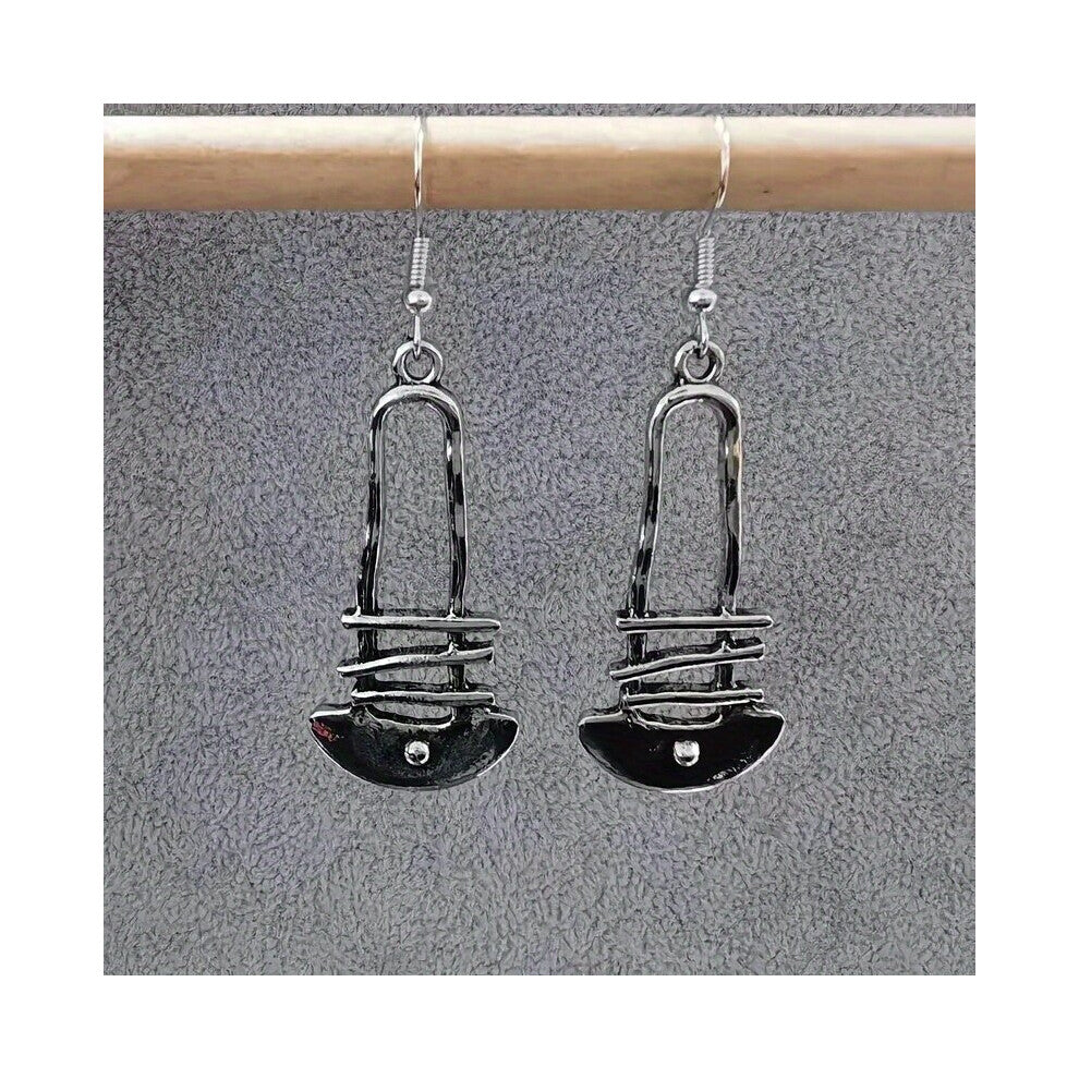 1pair Mens Boho Geometric Dangle Earrings Wedding Engagement Accessories Birthday