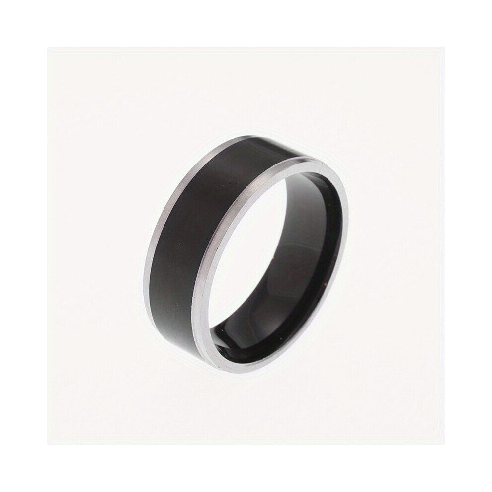 1pc Mens Stainless Steel Glossy Rings Daily Jewelry Party Birthday