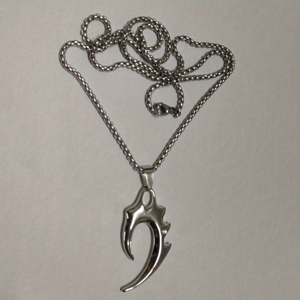 1pc Wolf Teeth Titanium Steel Mens Necklace Accessories Unique Small Sense Pendant Necklace