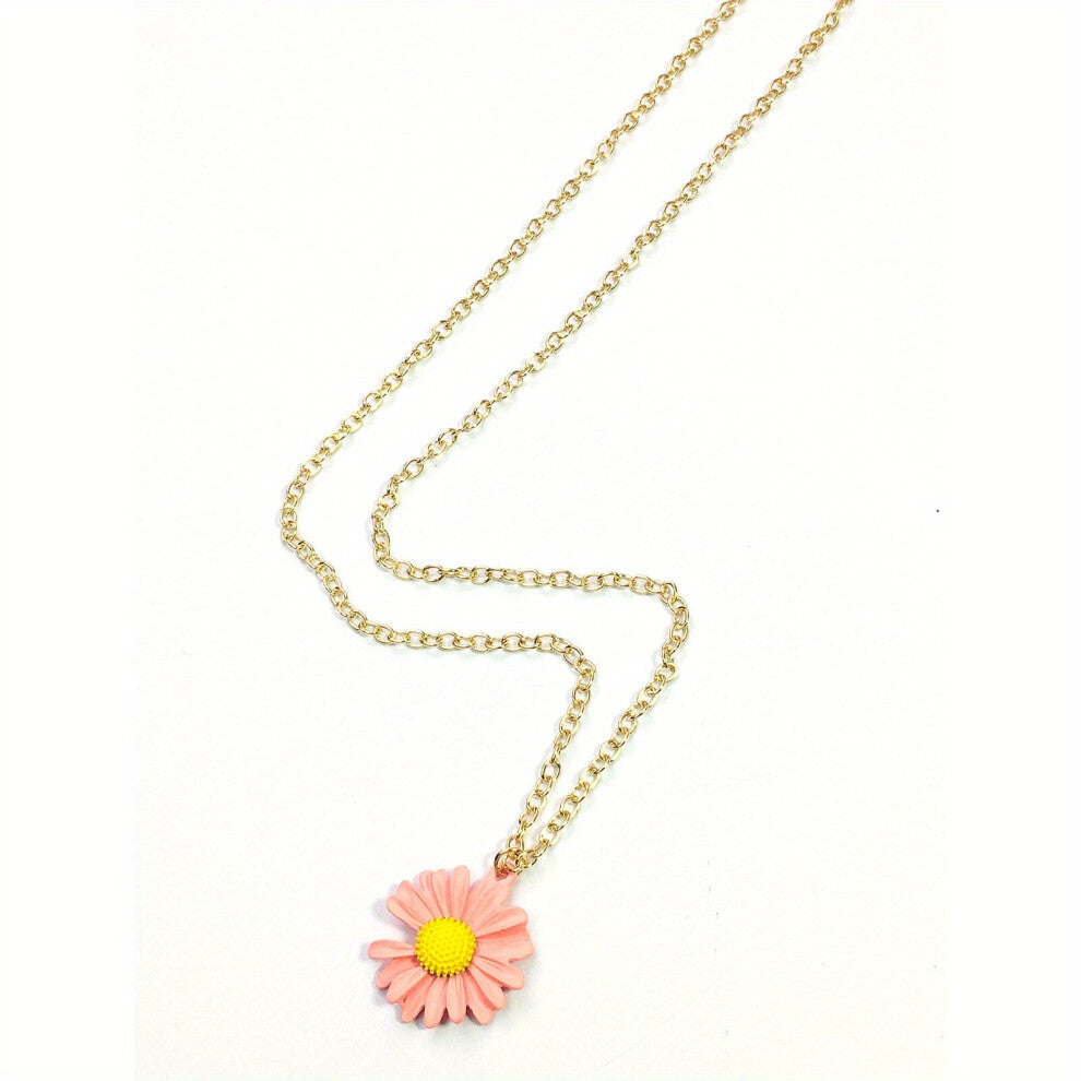Daisy Pendant Necklace Alloy Jewelry Accessories Gift For Men And Women