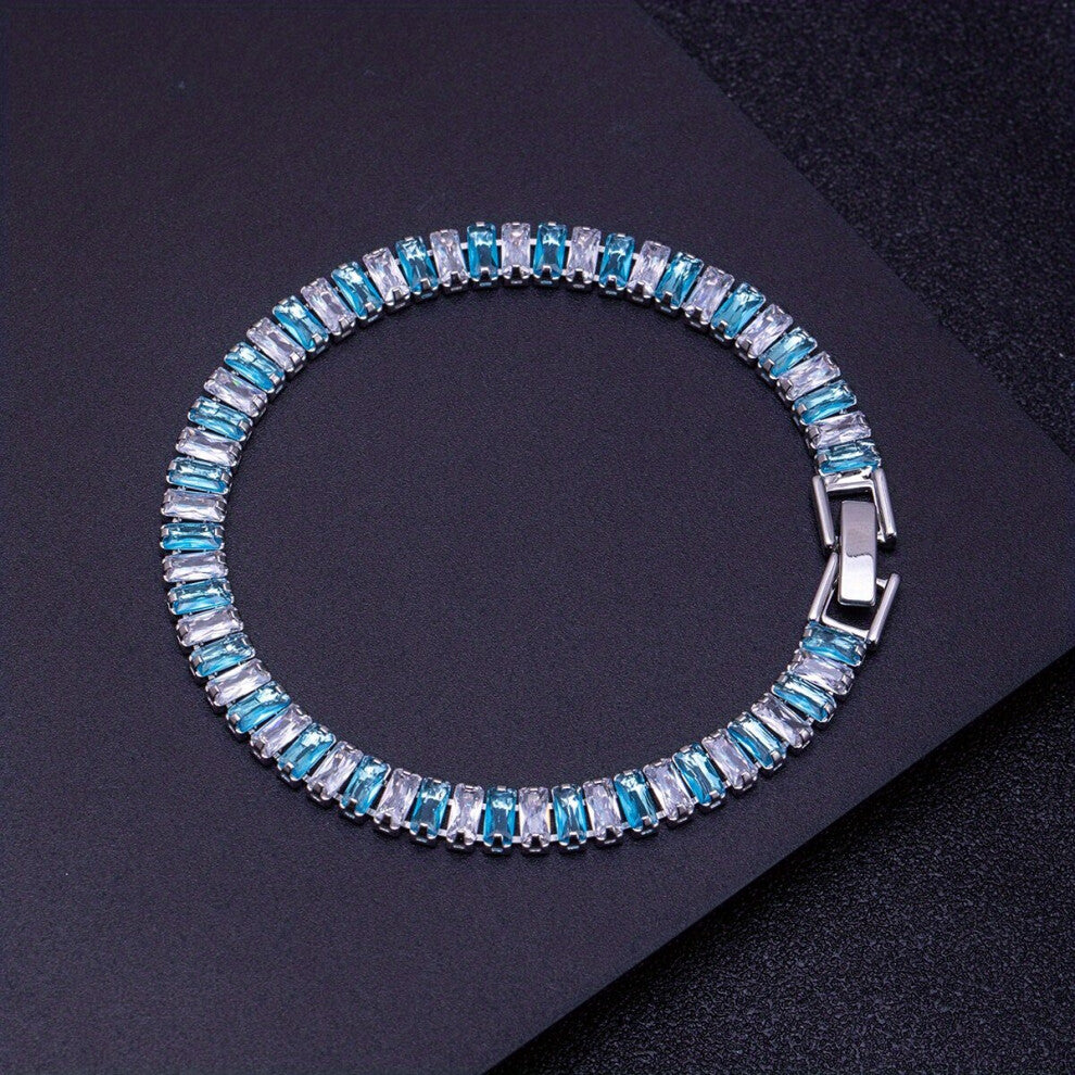 1pc Golden Plated Zircon Bracelet Jewelry Accessories