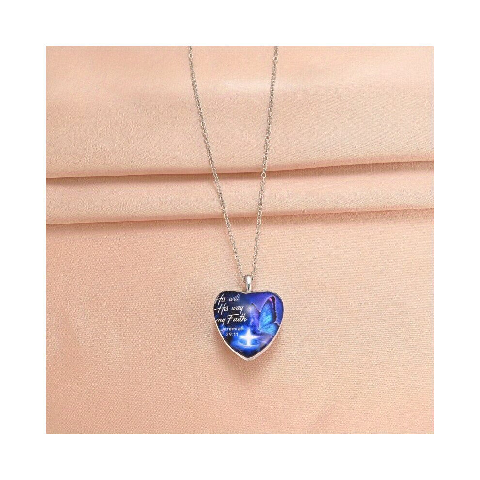 Love Butterfly Pendant Crystal Necklace Men Women Hip Hop Personality Jewelry Thanksgiving Christmas Birthday Gift Sense Accessories Gift For Men Or C