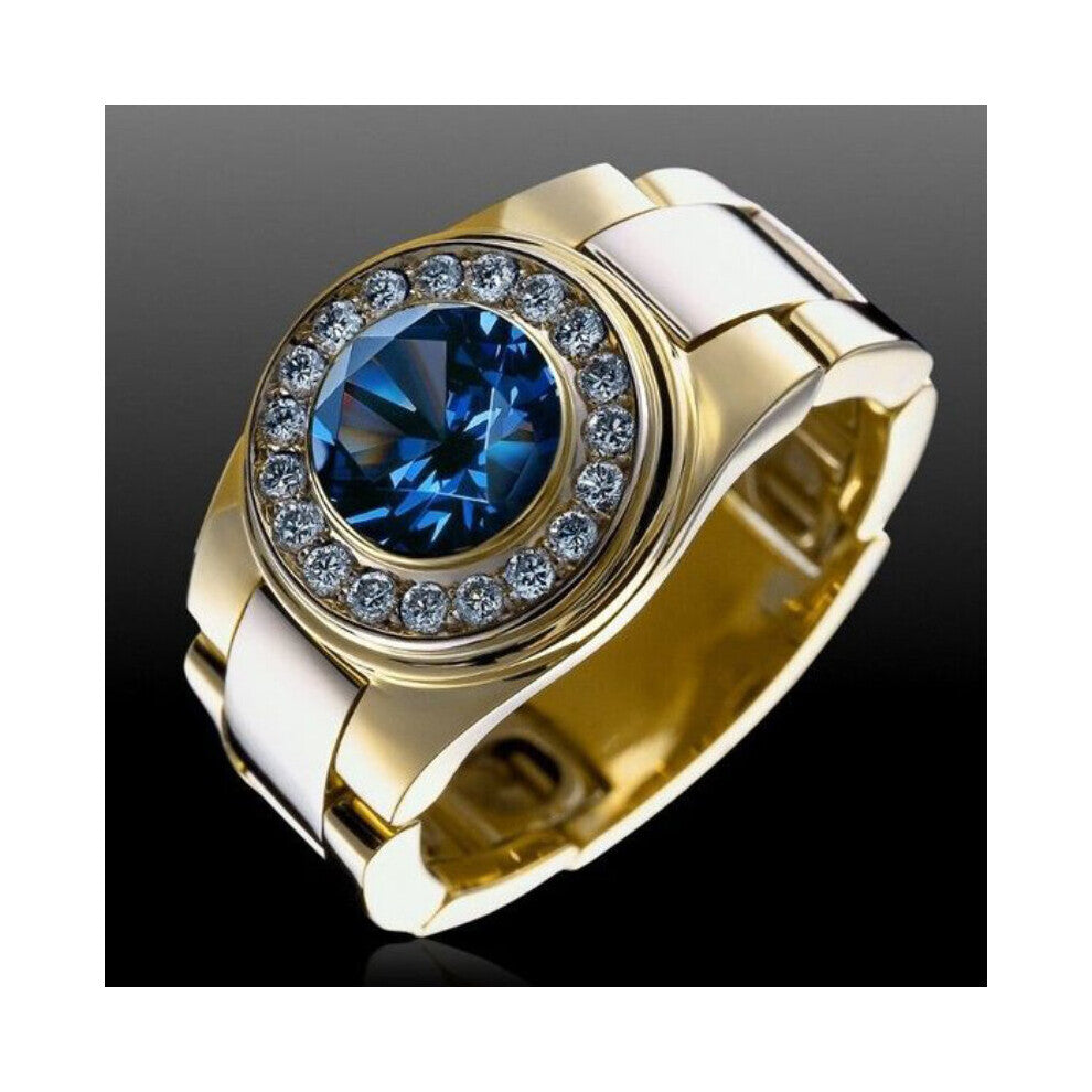 1pc Business Mens Wedding Band Engagement Party Casual Accessories Fathers Birthday Christmas Gift Artificial Jewelry US Size 6 13