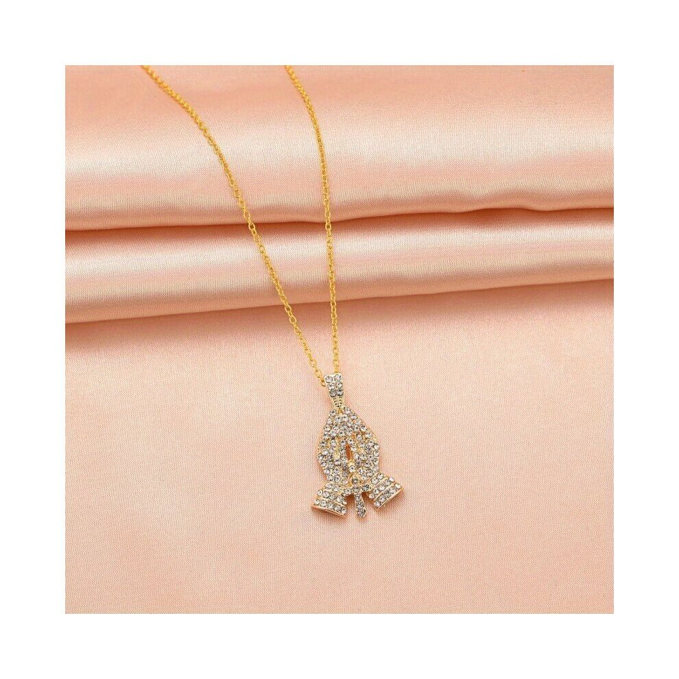 1pc Mens Cross Pendant Necklace Prayer Cross Pendant Necklace Christian Faith Necklace Long Pendant Sweater Chain Accessories Thanksgiving Christmas