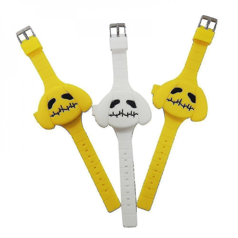 Kids Quartz Watch Slap Wristwatch Toys Character(Yellow)