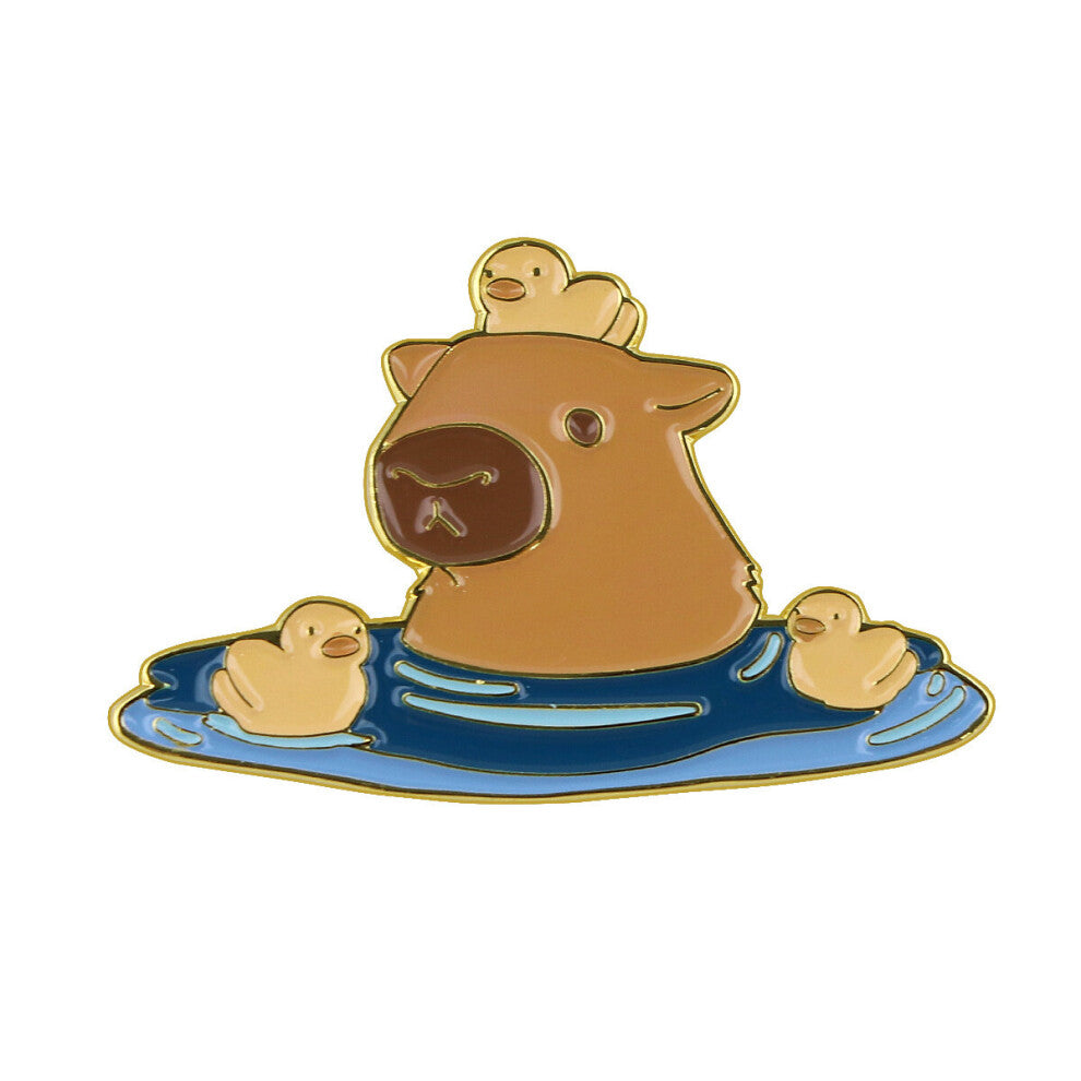 Capybara Enamel Pin Badges Brooches For Men Lapel Pins For Backpacks Jewelry Accessories For Men
