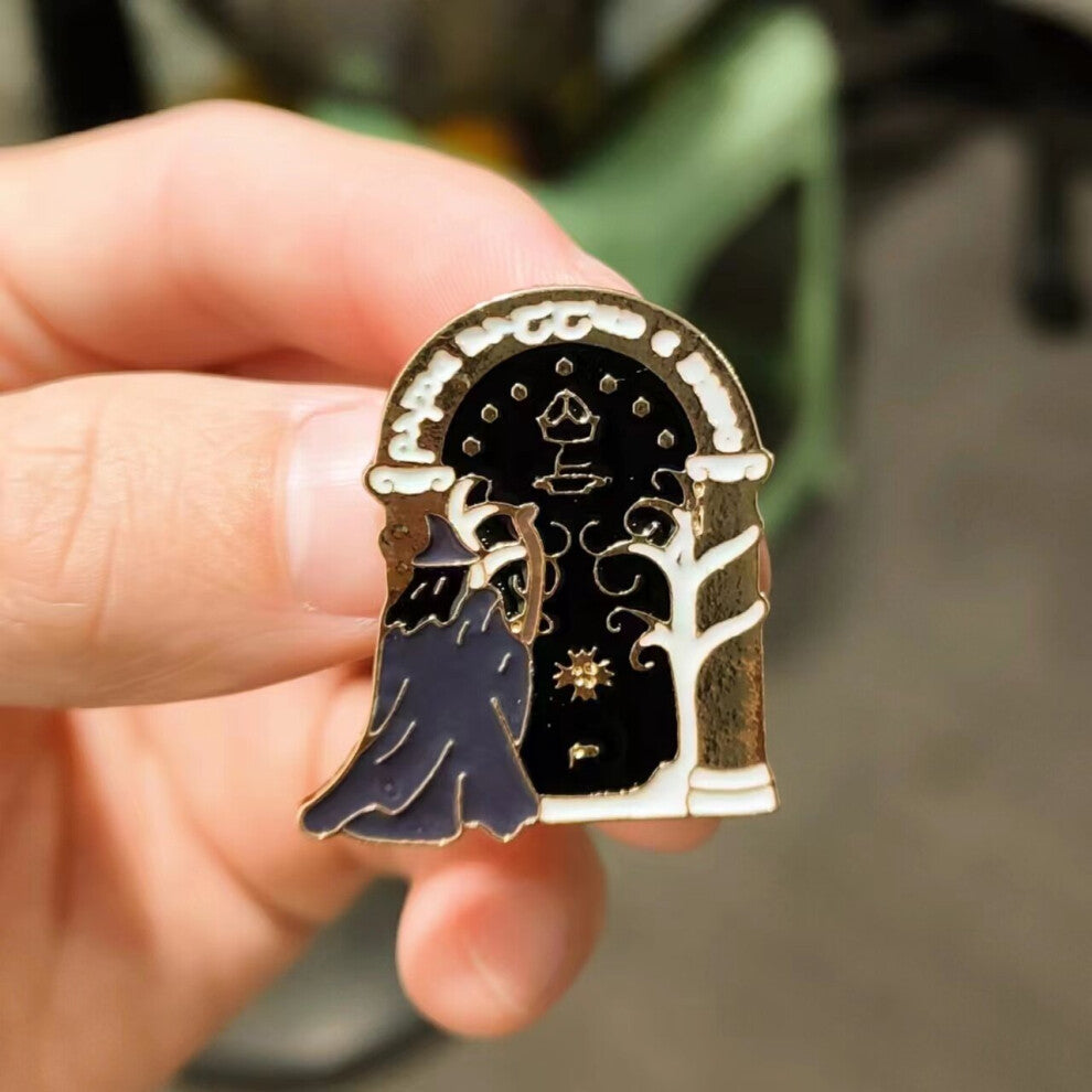 1pc Dark Brooch Enamel Pins Art Set For Jacket Backpack Hat Pant Accessories