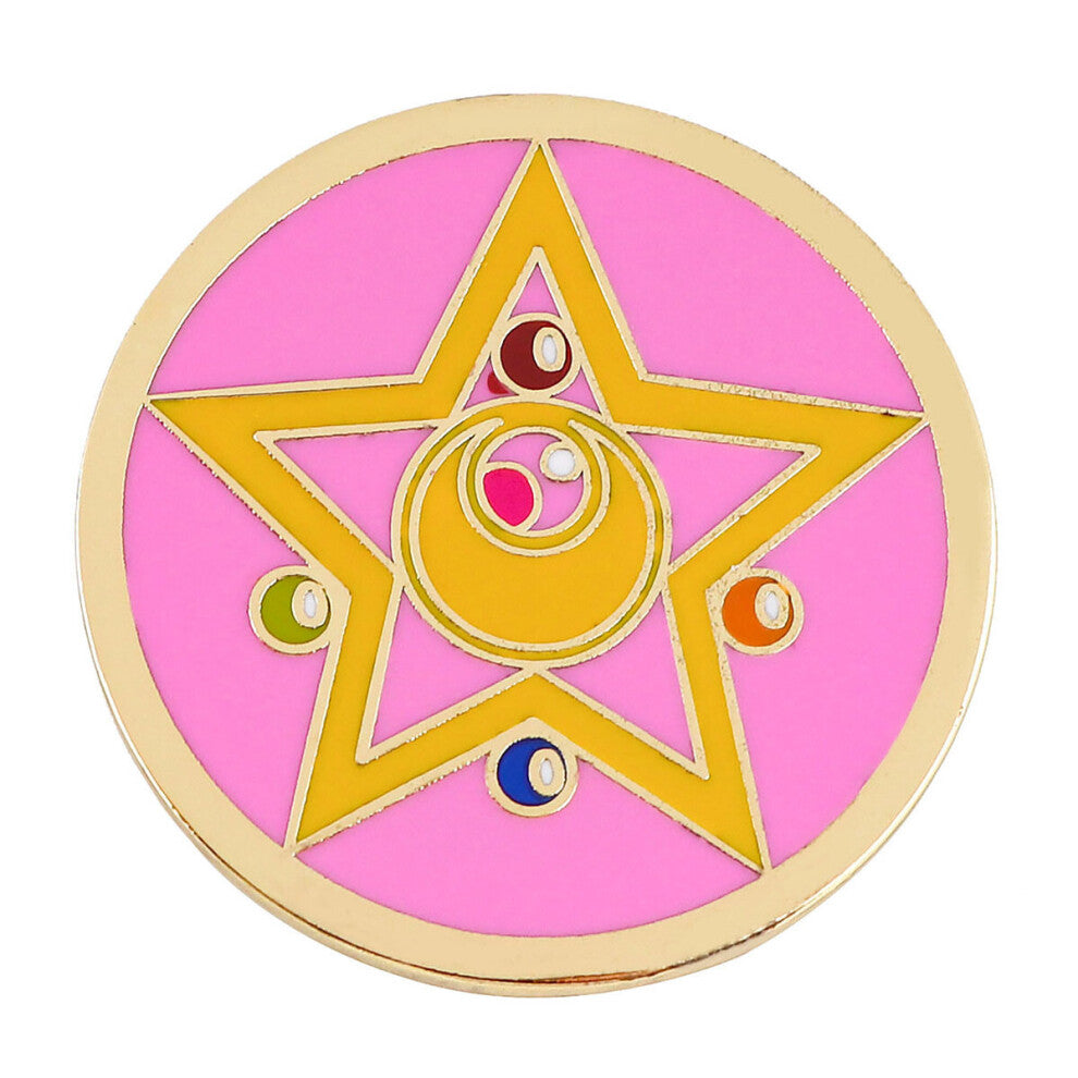 Sweet Lovely Five pointed Star Enamel Pins For Men Lapel Pins For Men Accessories For Backpacks Hats Bags