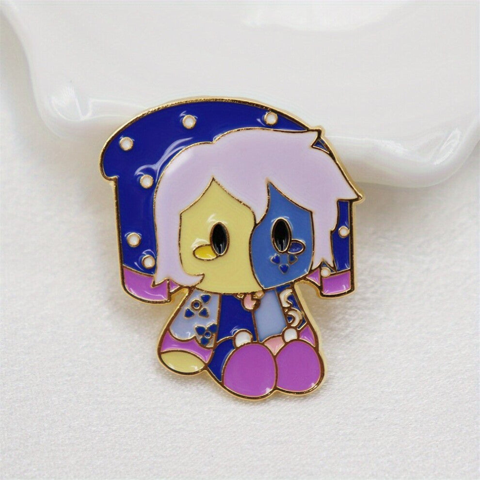 Anime Clown Metal Pin For Men Creative Cartoon Brooch For Men Bag Accessories For Men