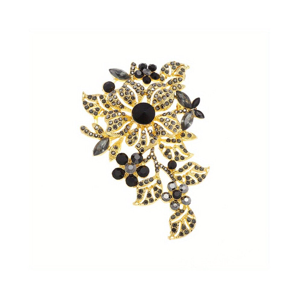 1pc Charm Gorgeous Flower Brooch Mens Jewelry Party Prom Costume Accessories Jewelry