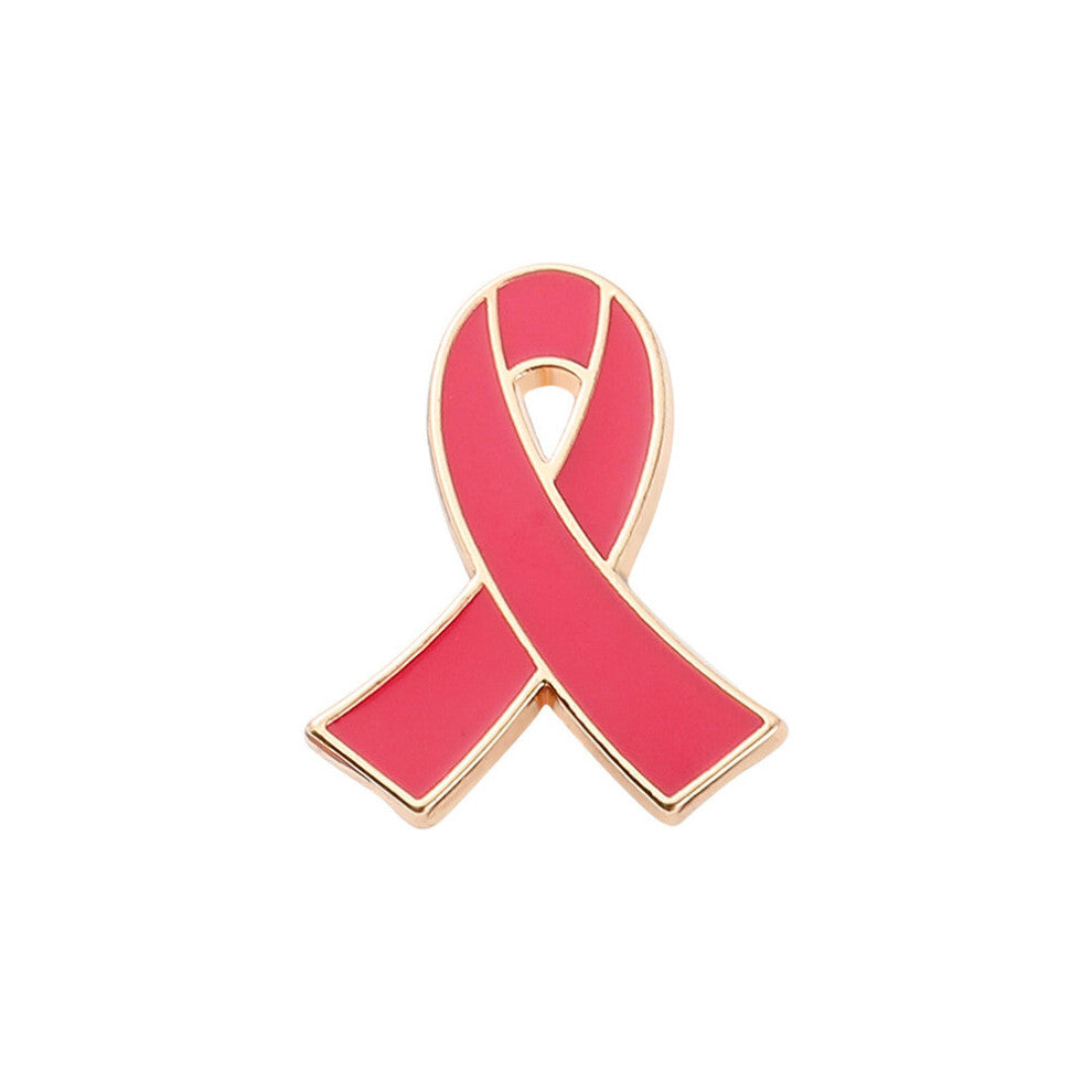 1pc Red Ribbon Lapel Brooch Raises Awareness Of HIV AIDS Prevention Red Ribbon Lapel Pin Backpack Clothing Accessories Small