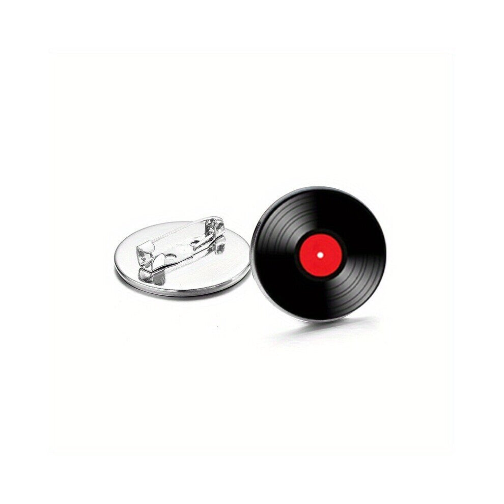 Record Player Brooch Pins Collar Jackets Dress Suit Hats Scarves Pants Brooches Pins Jewelry