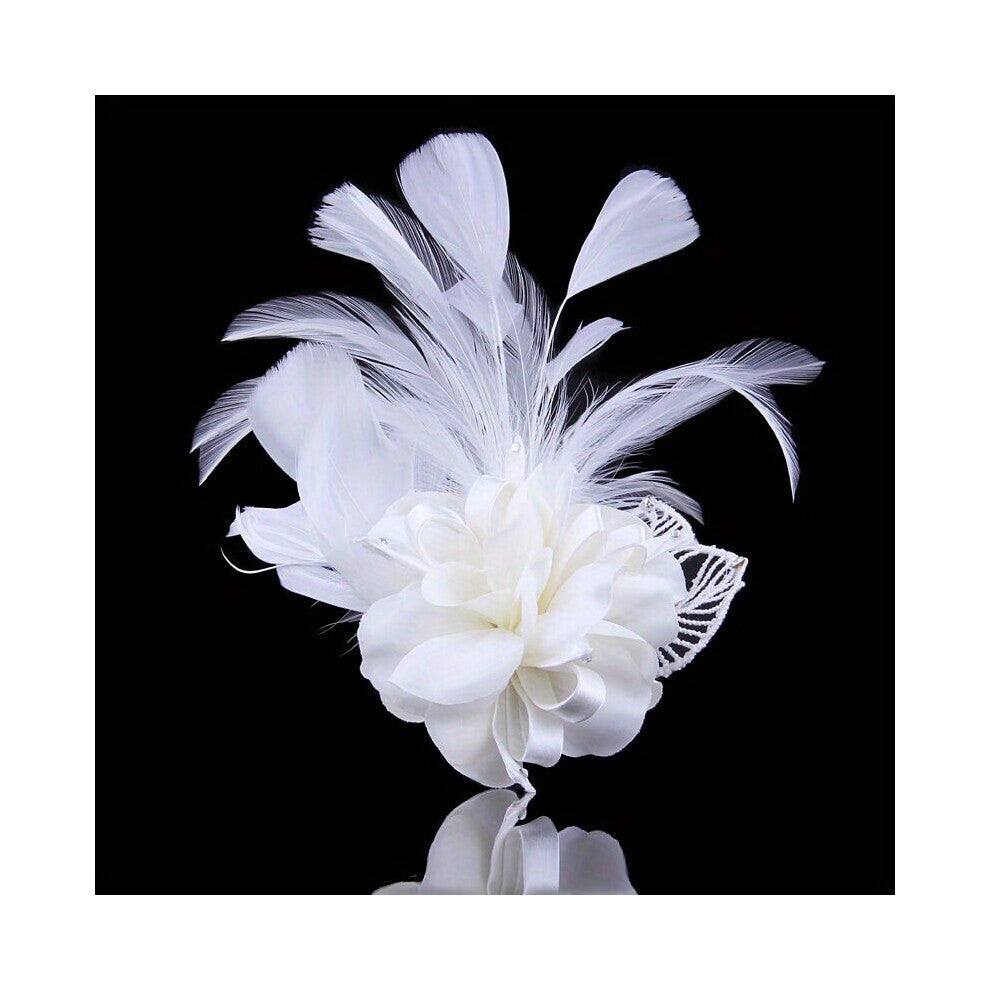 1pc Brooch Pin Corsage Headwear Hair Accessories For Wedding Party Flower Brooch