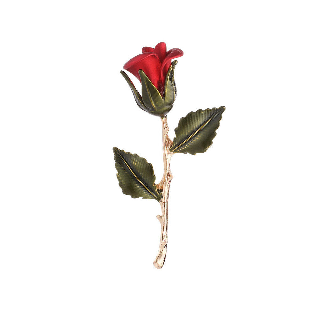 1pc Version Literary Retro Pin Mens And Womens Brooch Rose Flower High end Versatile Wear Corsage Gift Accessories