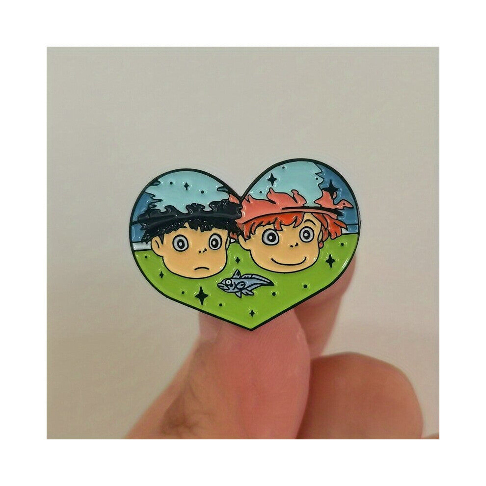 Cartoon Anime Goldfish Enamel Lapel Pins For Backpack Clothes Jewelry Accessories