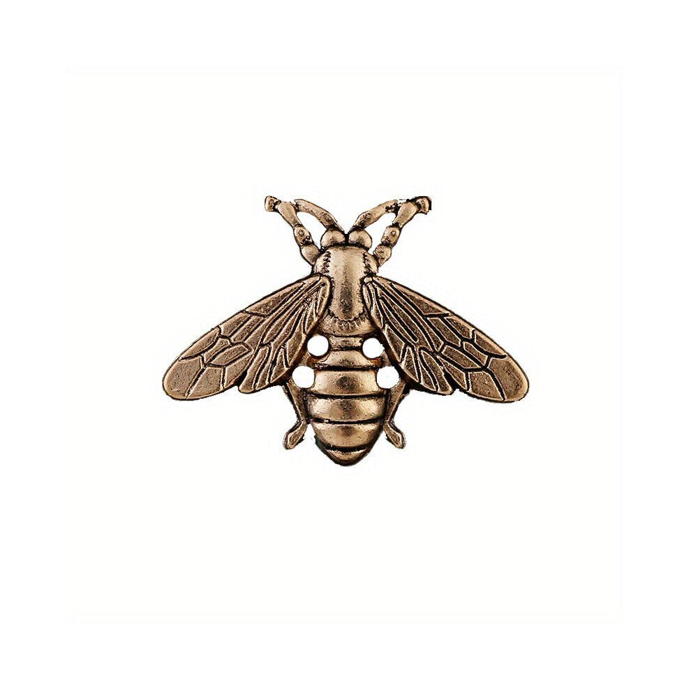 1pc European And American Retro Vintage Insect Bee Brooch Metal Small Collar Pin Mens And Womens Suit Accessories