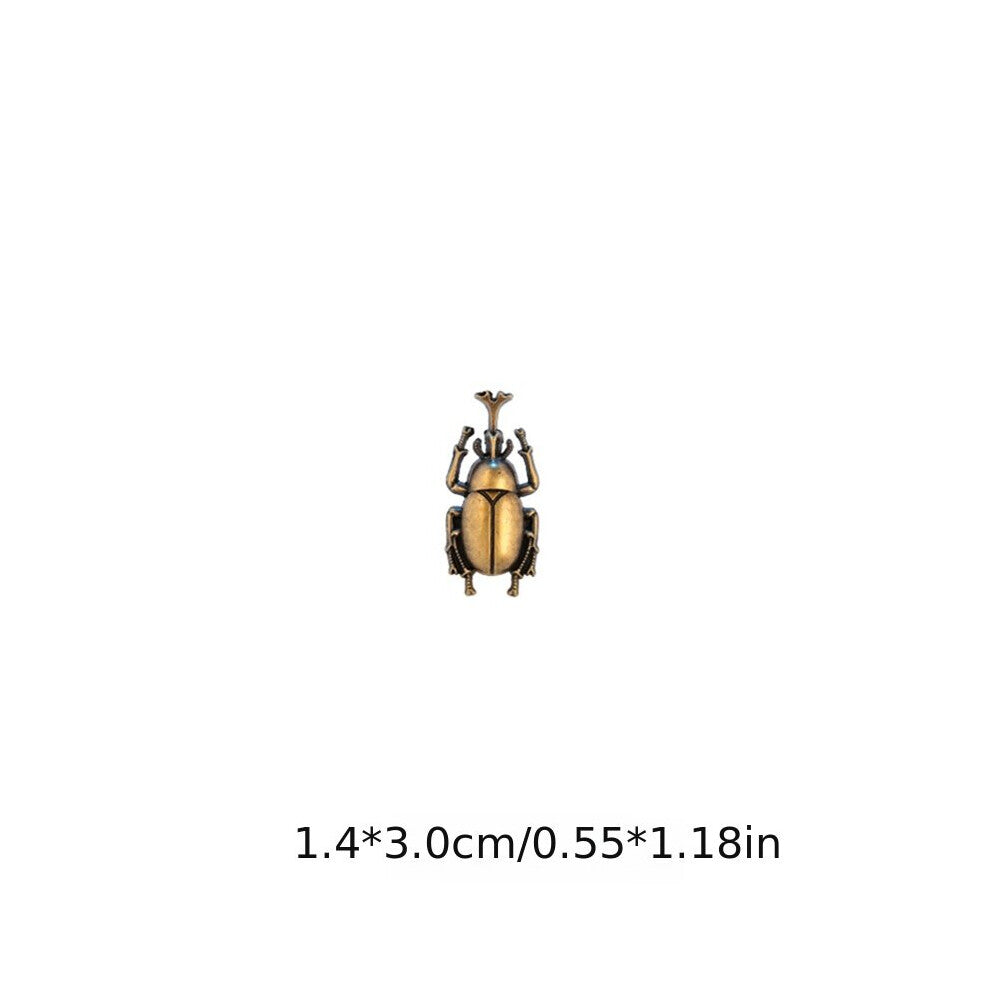 1pc Insect Flower Brooch Retro Collar Pin Mens Business Suit Pin Couple Accessories