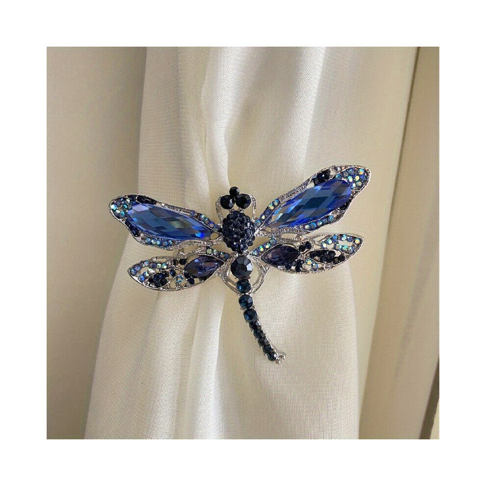 Crystal Vintage Dragonfly Brooches Insect Brooch Pins Coat Hat Suit Accessories Animal Jewelry