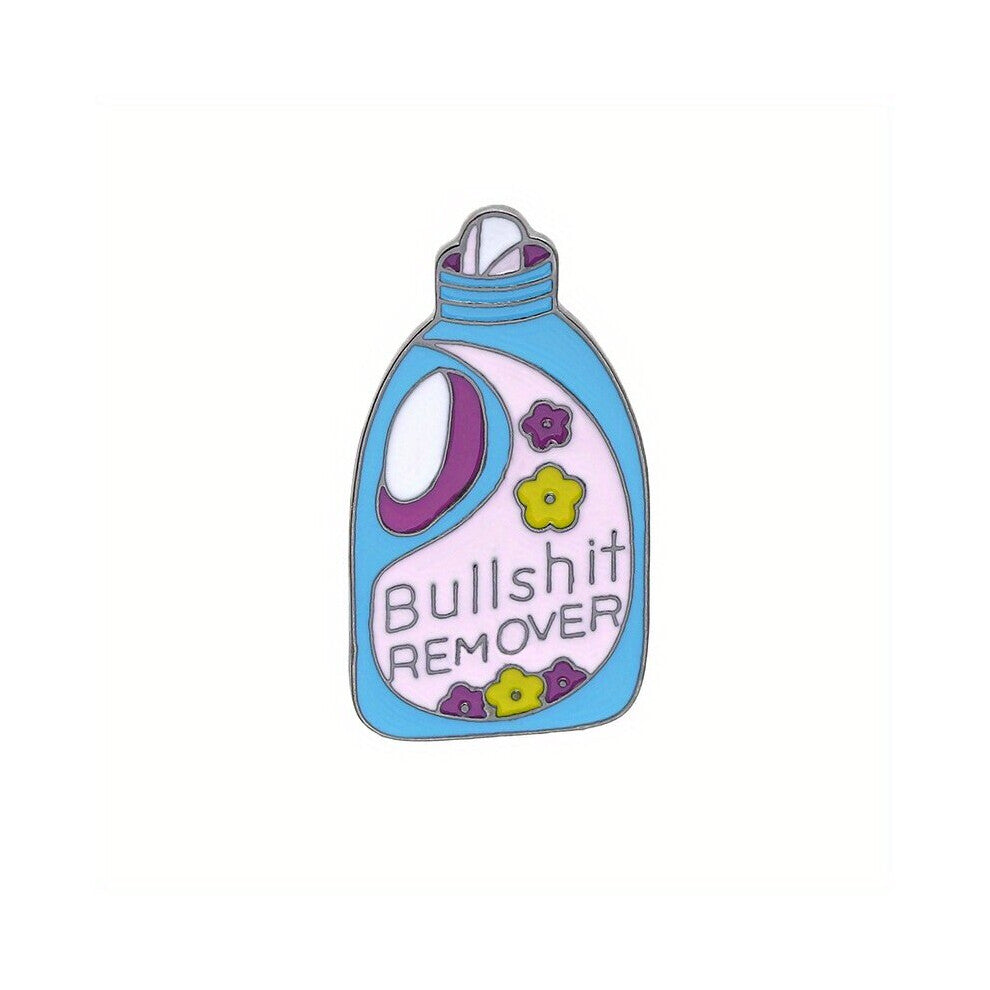 Creative Laundry Detergent Bottle Brooch Fries Box Milk Spray Shape Brooch Clothing Hat Brooches Pins
