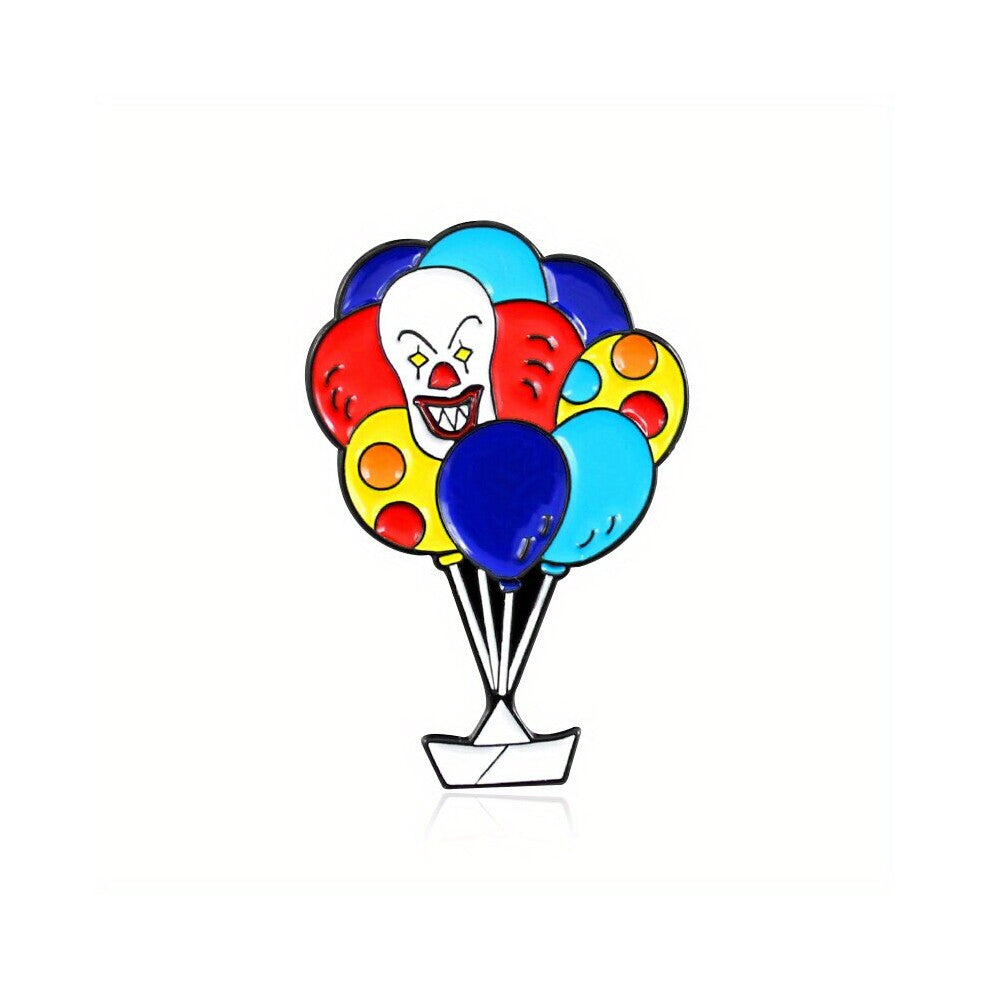 Cartoon Ghost Balloon Brooch Pin Backpacks Jackets Hats Scarves Pants Accessories Jewelry